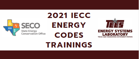 2021 IECC Energy Codes Trainings